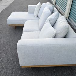 FREE DELIVERY!!! West Elm "Newport" 2pc Sectional Sofa ($3.7K Retail...65% OFF!!!)