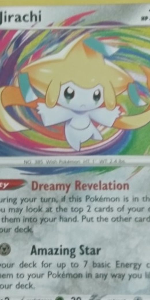 Pokemon JIRACHI Amazing Rare 119/185 Vivid Voltage Near Mint