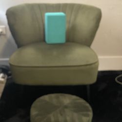 Small Chair And Ottoman 