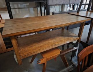 Artisan wood coffee table