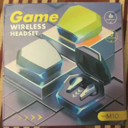Game Wireless Headset. TWS M10. New.