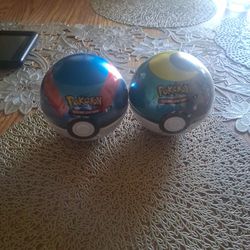 Pokemon Pokeball Tin Trading Card Game $18 EACH!!