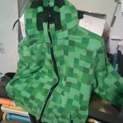 Minecraft Creeper Zip Up