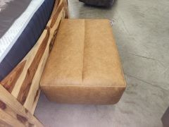Leather Ottoman