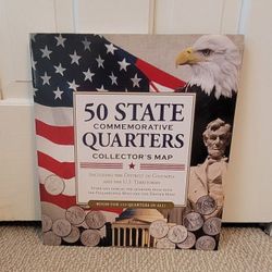 ** 50 State Commemorative Quarters Collector's Map **
