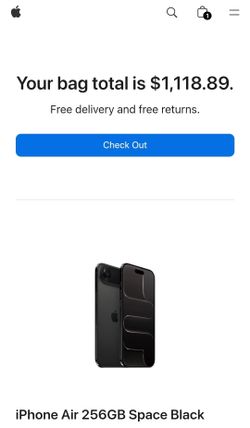 IPhone 17 Air 256gb