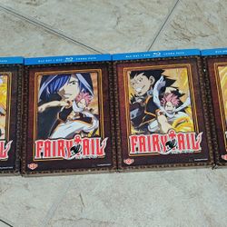 Fairy Tail Season 1 Part 1-4 (Bluray/DVD)