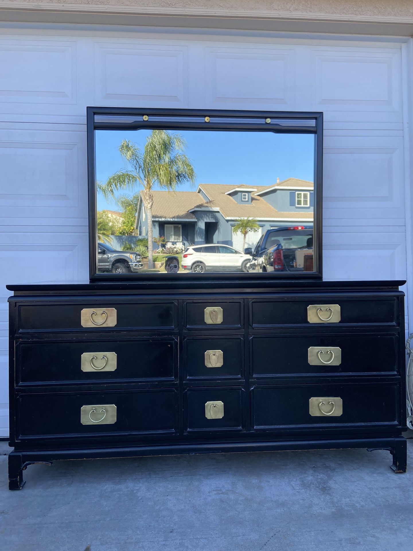 Dresser And Mirror