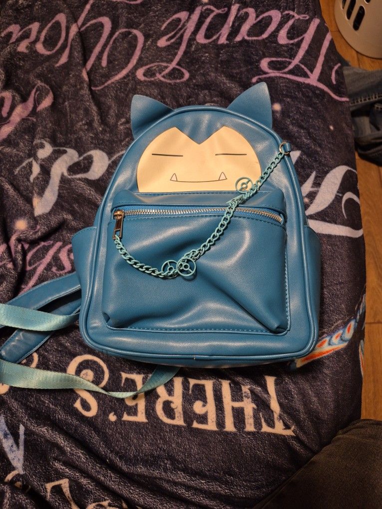 Snorlax Backpack Purse