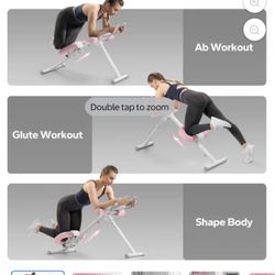 Adjustable Ab Machine  Pink