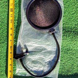 Wind Pop Filter Shield Dual Layer Broadcast/Audio Adjustable Flexible Screen EUC