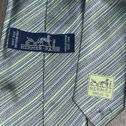 Hermes Silk Tie 