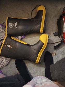 New! Made w/ Kevlar Black Diamond (contact info removed) Fire Fighter Lug Insulated Boots 7.5