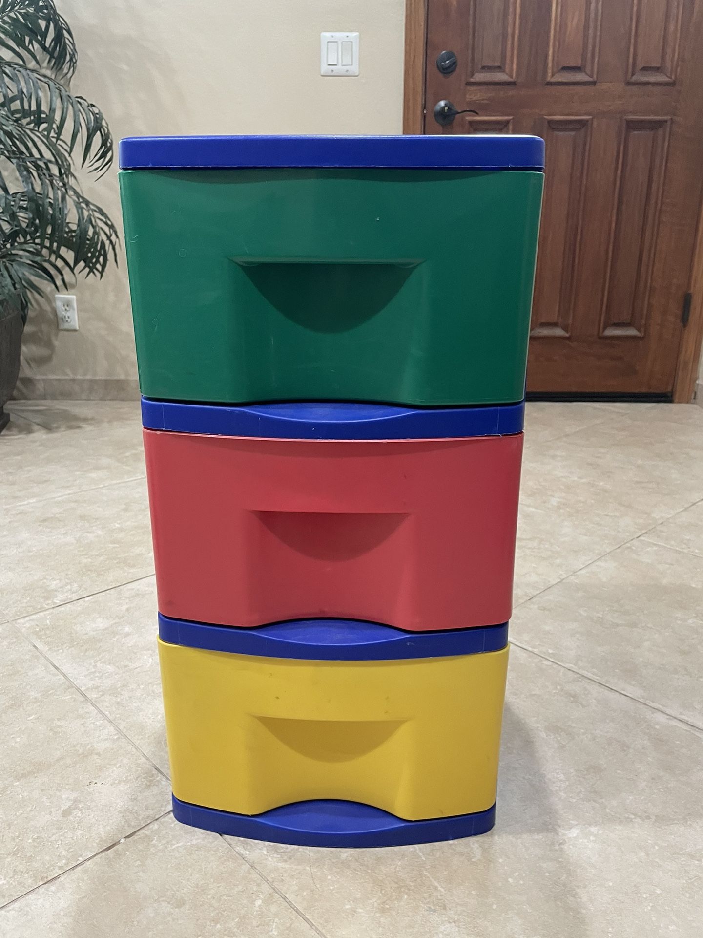 3 Drawer Plastic Organizer