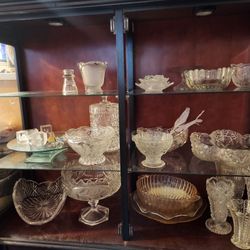 Crystal, Cabinets, Bowls….