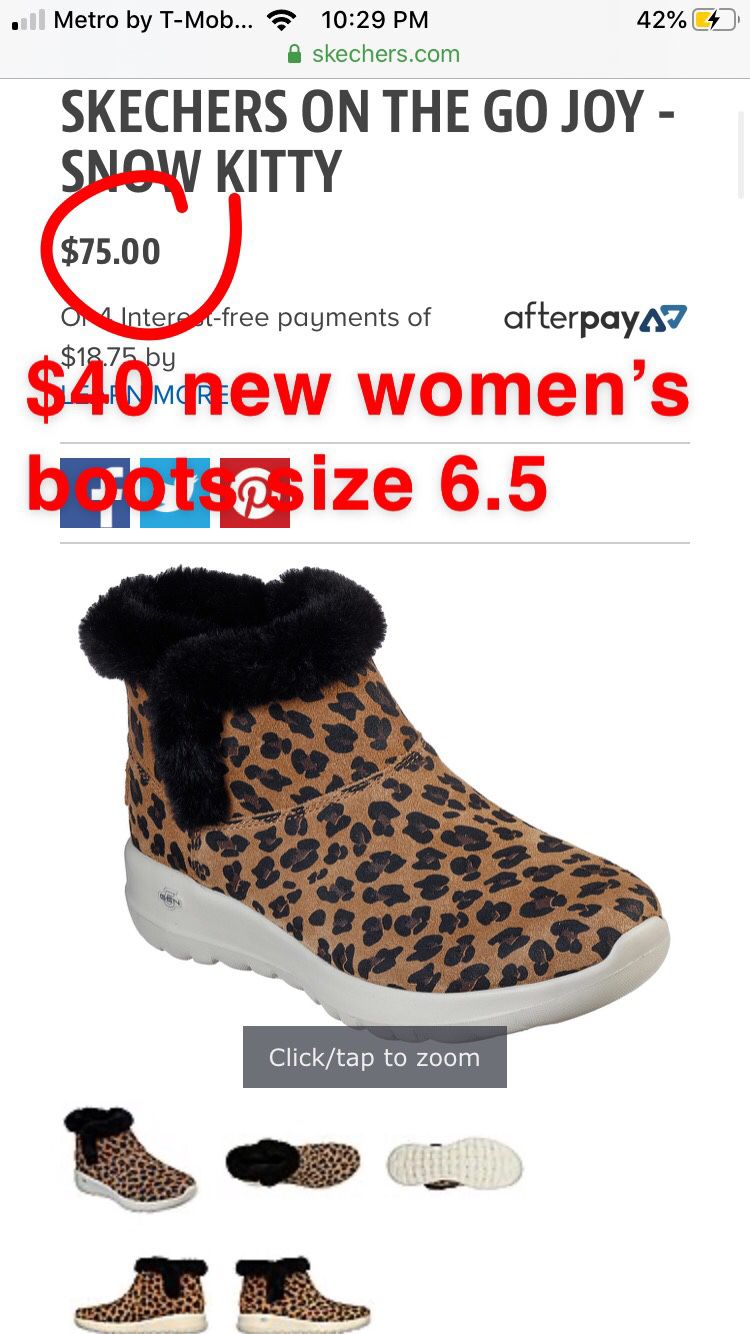 New women’s Skechers boots size 6.5