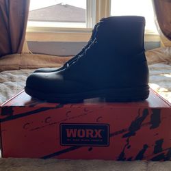 {BRAND NEW}  Worx Red Wing Shoes Steel Toe Work Boots