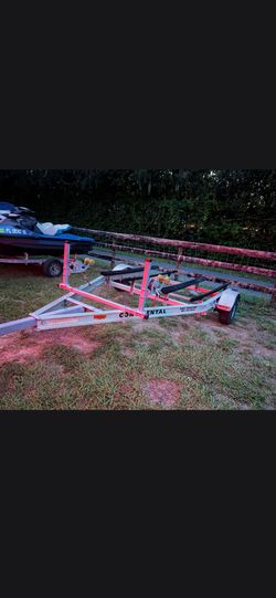 2022 CONTINENTAL ALUMINUM HEAVY DUTY DOUBLE JET SKI TRAILER
