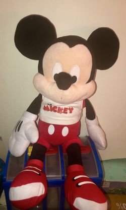 Disney “Mickey Mouse” plush- Large size- 21 inches- in good condition.