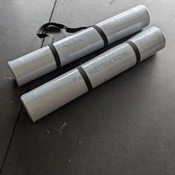 Extra-Large TPE Yoga Mat with Alignment Lines x2
