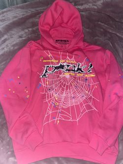 Sp5der Pink Hoodie V2 