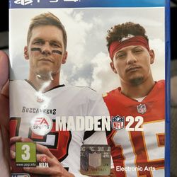 PS4 Madden 22 Video Game