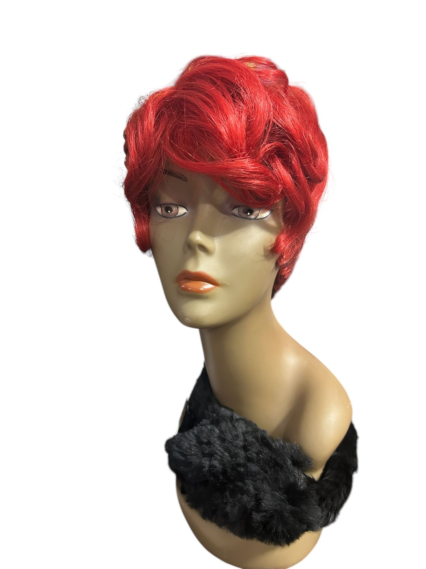 Hot Red Pixie Wig