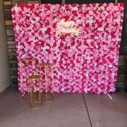 Flower Backdrop Available 