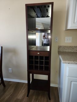 Wine glass cabinet