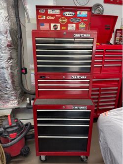Heavy Duty 3 Tier 15 Drawer Craftsman Tool Box