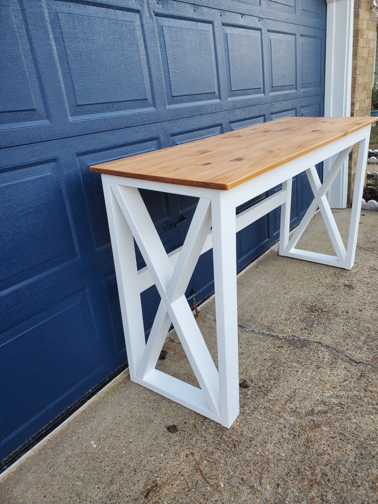 Farmhouse Breakfast Bar / Standing Desk / Craft Table