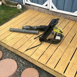 Ryobi Backpack Leave Blower 