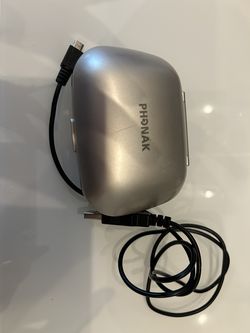 Phonak hearing aid and two cases