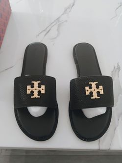 Tory burch black sandals
