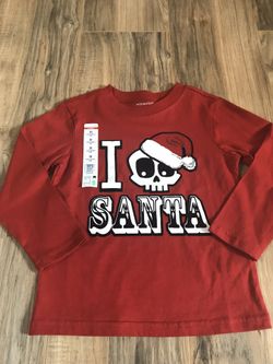 NEW 3T Wonderkids Santa shirt - $6!!