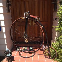 Extremely Rare!  1885 High Wheel Bicycle