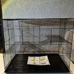 Black Chinchilla Cage
