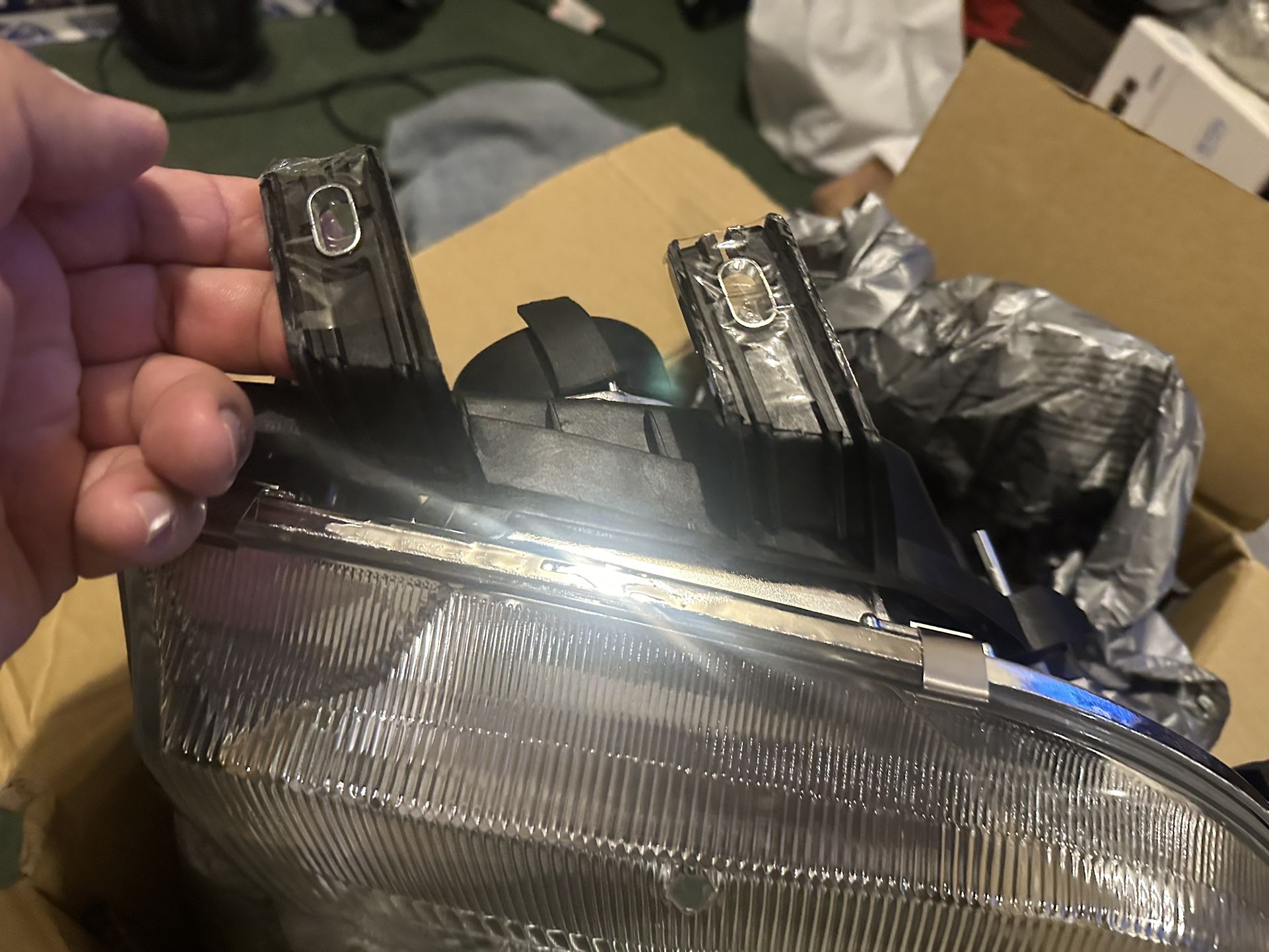 Glass Headlights With Brackets 1993 Civic