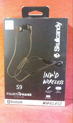 Bluetooth wireless headset earphones earbuds headphones listen to music and answer calls use with any phone or device