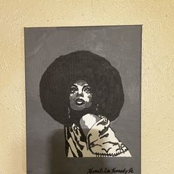 Original Acrylic Painting Of Diana Ross By Kermit Lee Kennedy Jr.