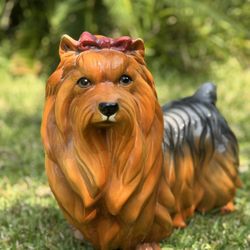 Vintage Intrada Italy ceramic dog sculpture - Yorkshire Terrier