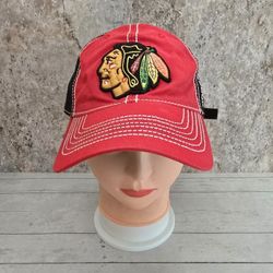 Chicago Blackhawks Reebok Strapback Adjustable Hat