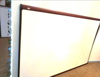 Quartet Non-Magnetic 72”x48” Mahogony Dry Erase Board