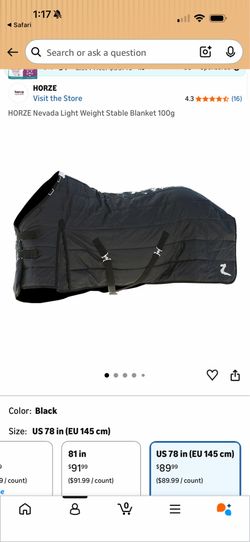 78” Horse Blanket
