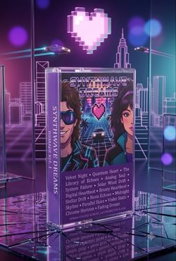 SYNTHWAVE DREAMS: Limited Edition Analog Mixtape – Pure 80s Vibe Cassette tape
