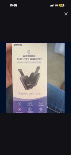Wireless Apple CarPlay Adapter USB-C & USB-A