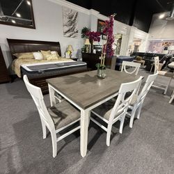 6 PC DINING TABLE 