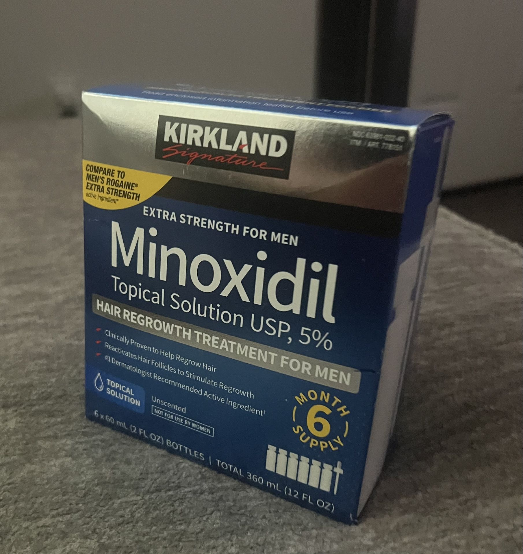 Minoxidil Para Crecimiento De Barba Y Cabello
