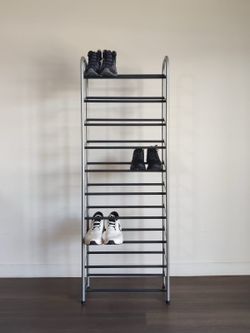 10 row shoe rack