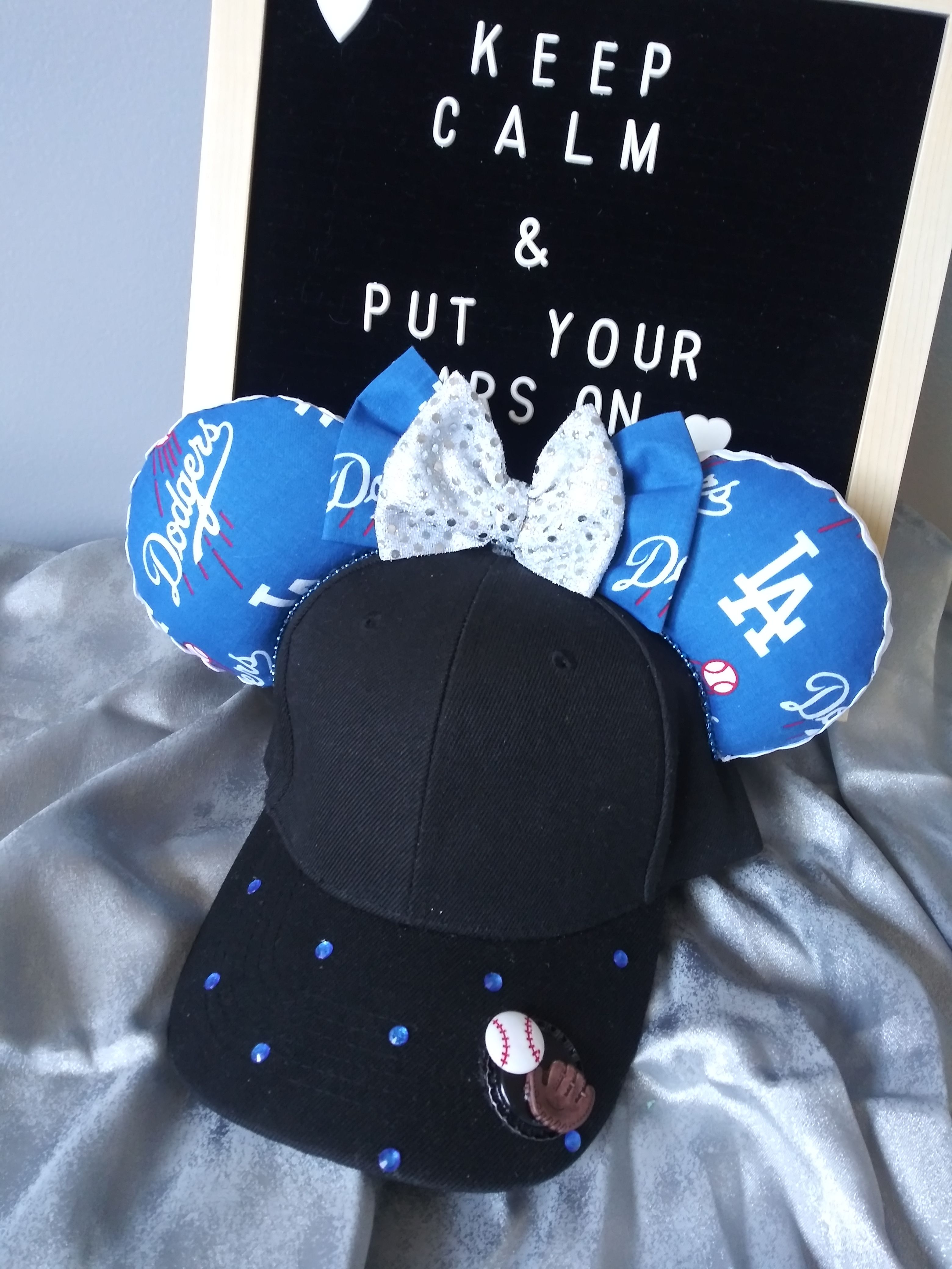Dodger hat mickey ears